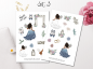 Preview: Girls Wedding Sticker Set